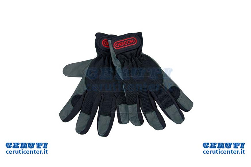 Mitt Labor Leather And Fabric Stretch Oregon - Size M