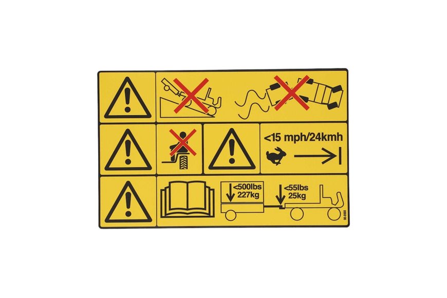 Decal-Caution - Originale Toro - 98-8688