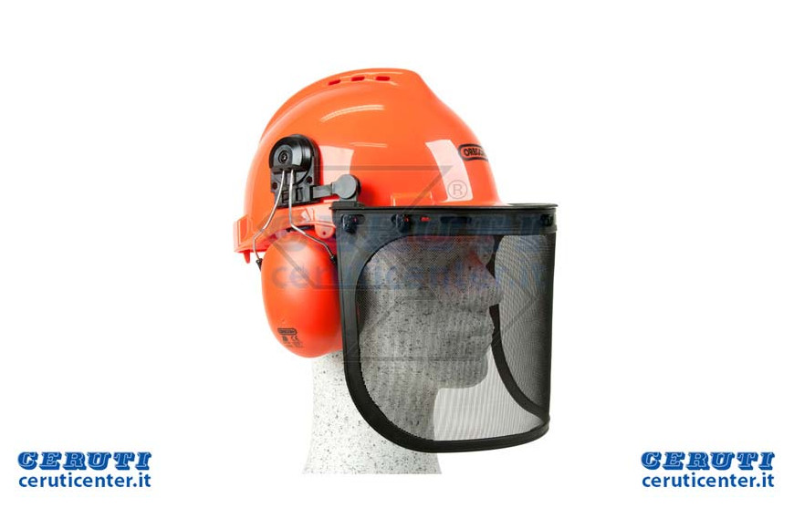 Casque de protection des forêts du Yukon complet avec casque et visière Net