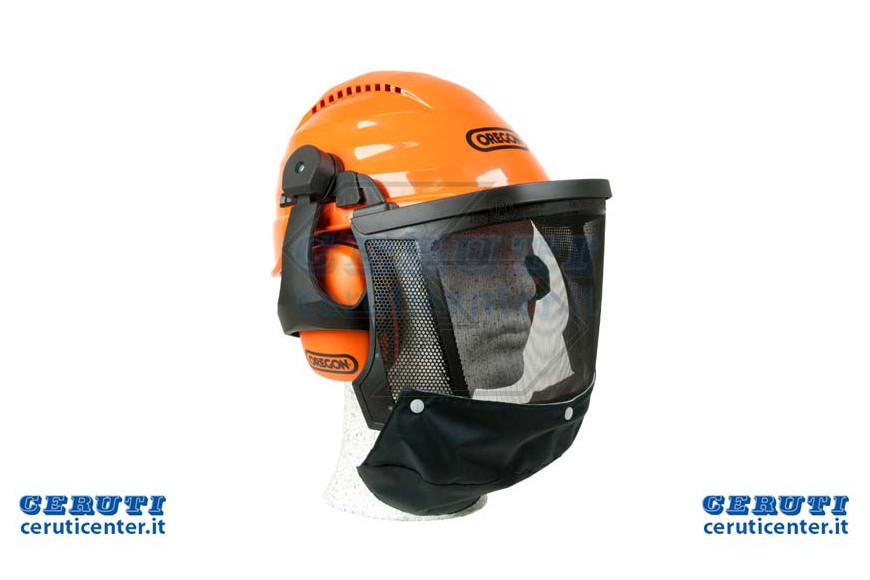 Casque de protection de la forêt Waipoua complet avec casque et visière Net