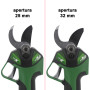 Ciseaux à batterie lithium TecnoK 14,4 V - 1,5 Ah, diamètre de coupe 25 ou 32 mm