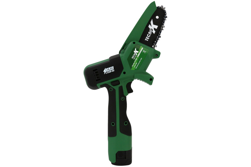 TecnoK Akku-Gartenschere mit Lithium-Akku 14,4 V – 1,5 Ah, Schnittdurchmesser 100 mm