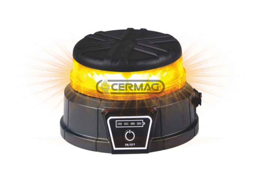 Girofaro a LED magnetico senza telecomando e fili