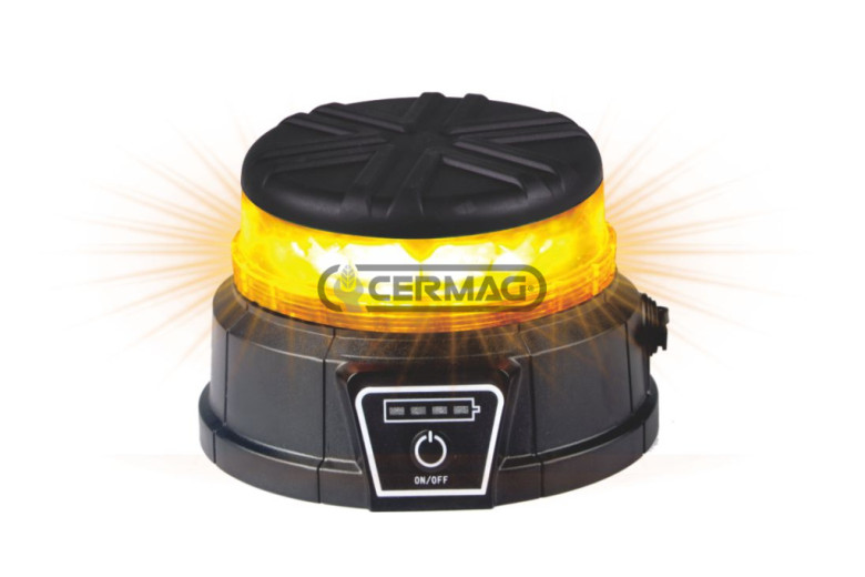 Girofaro a LED magnetico senza telecomando e fili