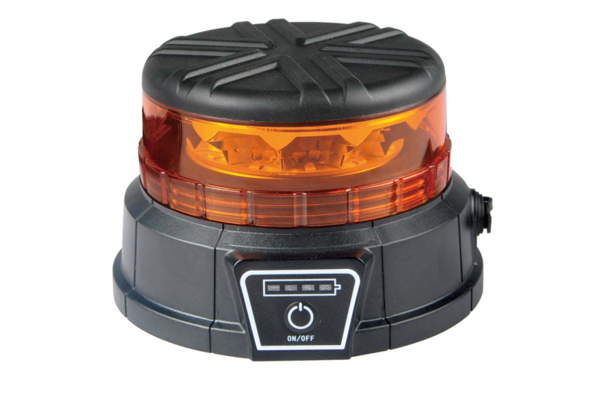 Magnetic LED rotating light without remote control and wires