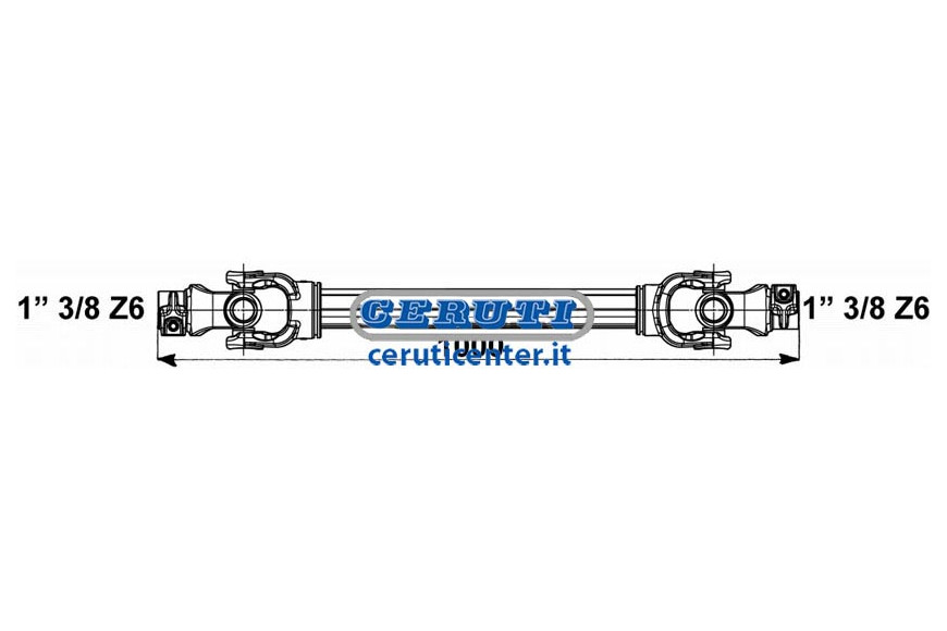 PTO Shaft for Cat 6 x 1000 Tractor CE Approved