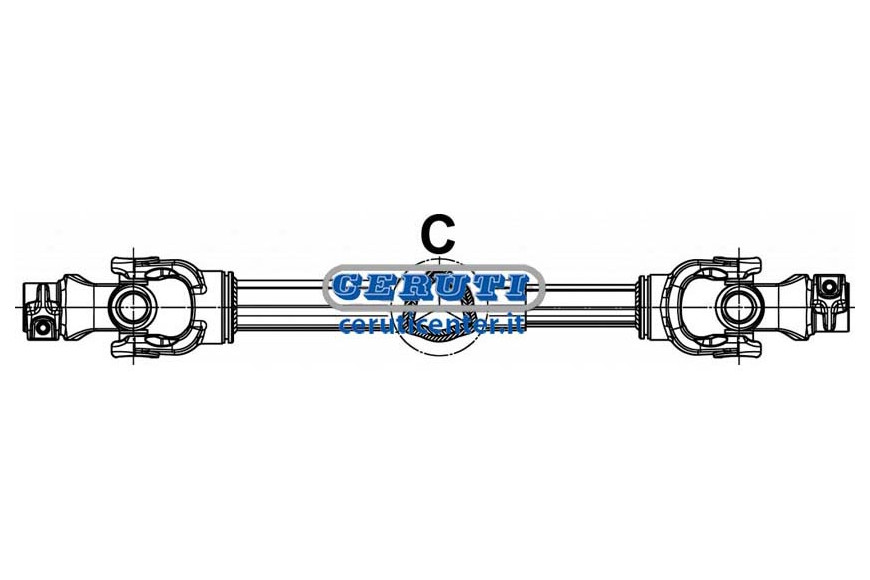 PTO Shaft for Cat 6 x 1000 Tractor CE Approved