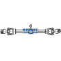PTO Shaft for Cat 6 x 1000 Tractor CE Approved