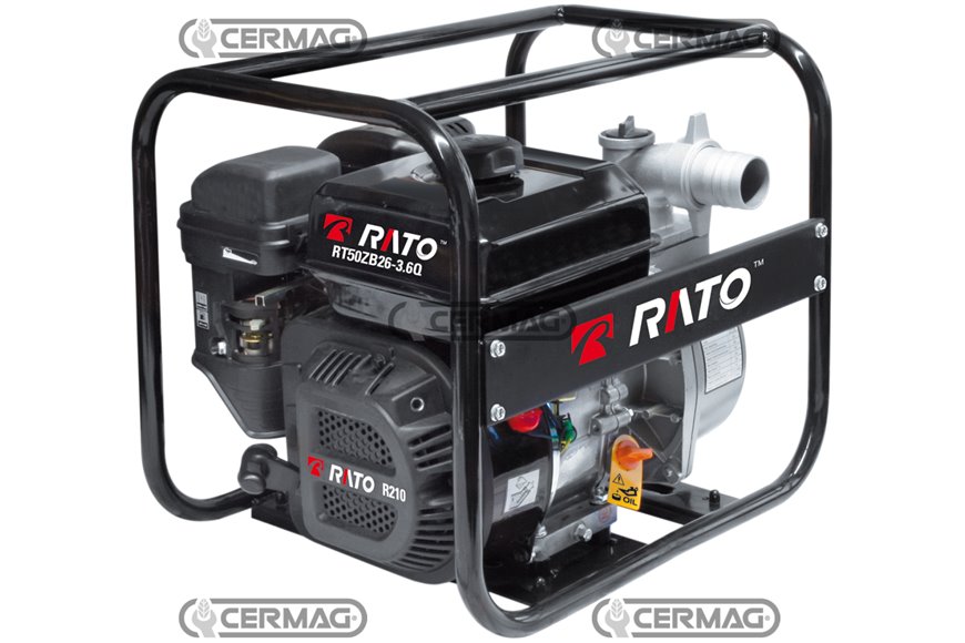 Motopompa Autoadescante Rt50 Per Acque Chiare Portata Massima 600 L/min