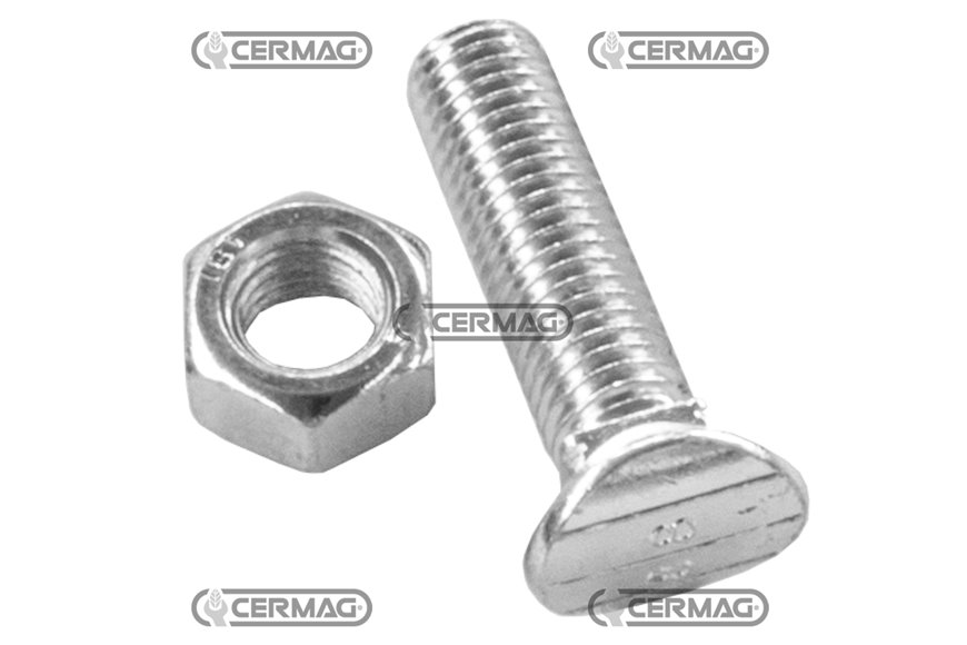 Bullone Fissaggio Vomeri Filettatura M12x50