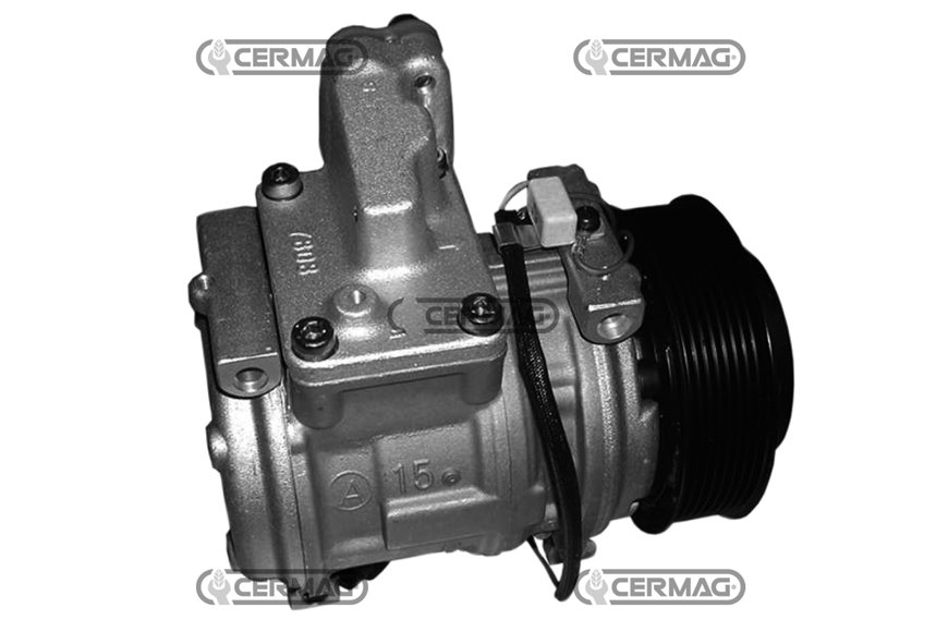 Compressore Denso Per Gas R134 Tensione 12 V Puleggia 8 X 123 Mm