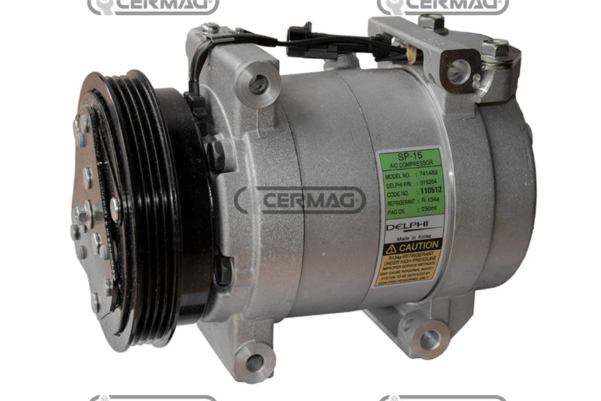 Compressore Harrison Per Gas R134 Tensione 12 V Puleggia 4 X 126 Mm