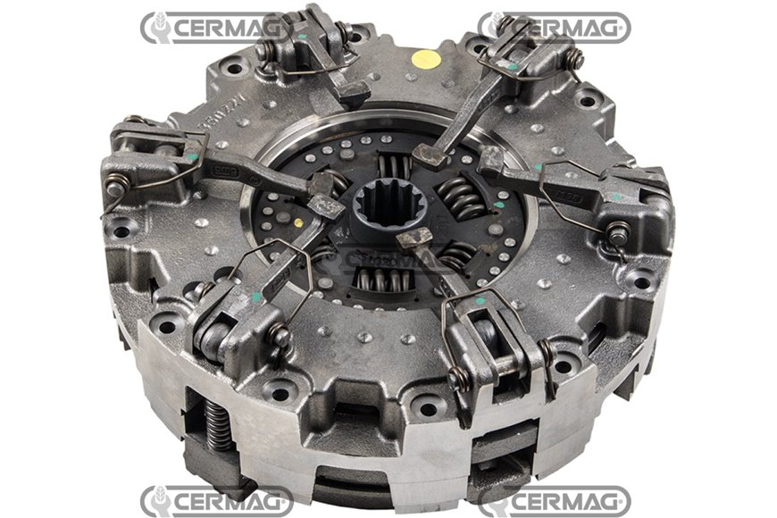 Kit Frizione Per John Deere Compatto Completo Di Disco Centrale 34x40- Z.12 E Disco Pdf 22x19 - Z.13 Ø 280 Mm