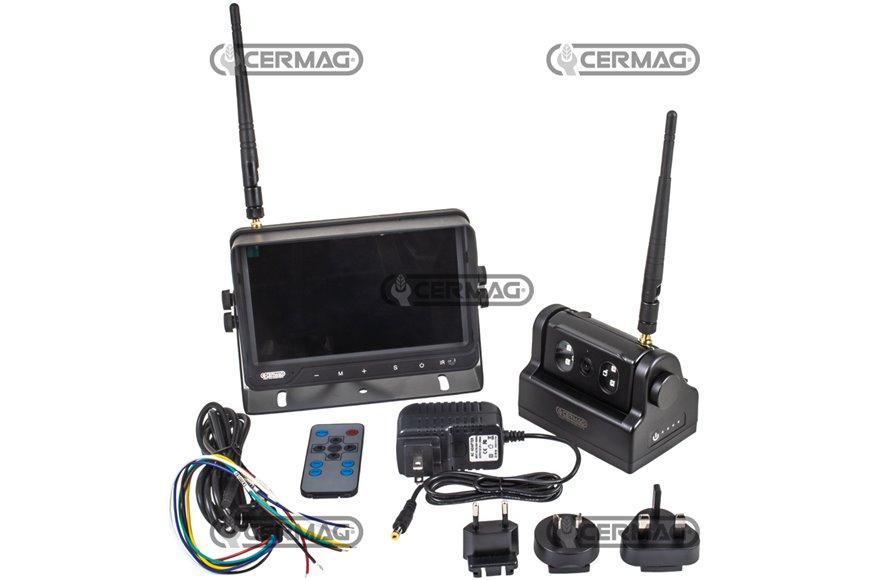 Kit Video Wireless 12-24 Volt Magnetico 9"