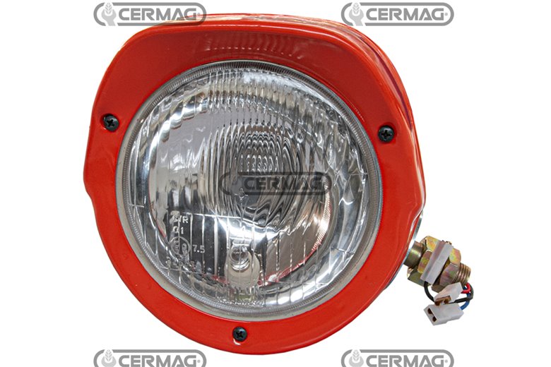 Faro Anteriore in Lamiera Serie Diamante/oro Lato Destro