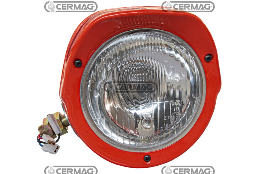 Faro Anteriore in Lamiera Serie Diamante/oro Lato Sinistro