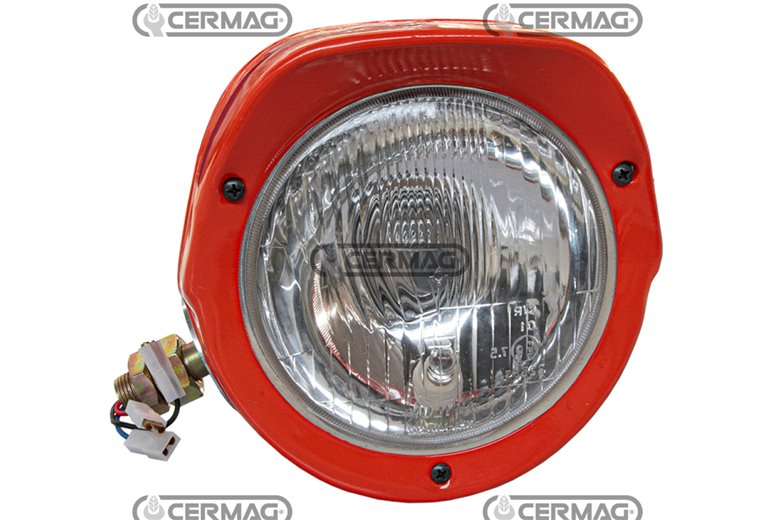 Faro Anteriore in Lamiera Serie Diamante/oro Lato Sinistro