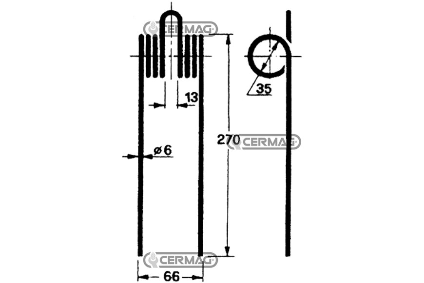 Molla Per Ranghinatore a Cinghia/catena