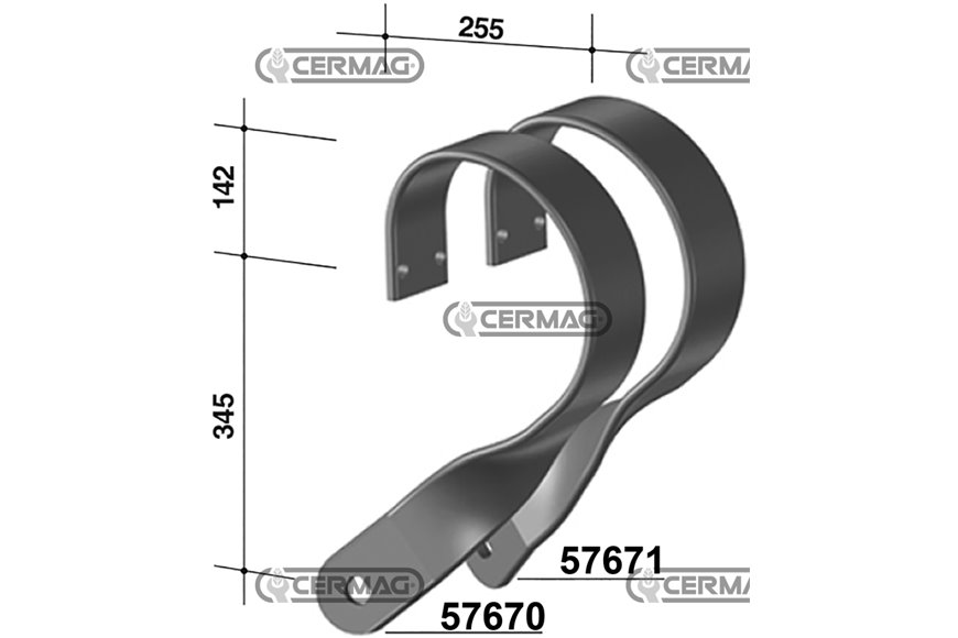 Molla 90x13 Per Dischi Lato Sinistro