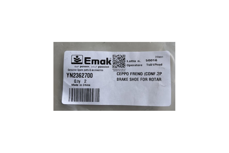 Bremsbackenpaar - YN2362700 - (2 Backen)