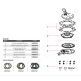 Reciprocatore per decespugliatore universale 230mm c/adatt