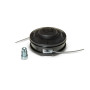 Nylon Head [M10-Female Lh-Thread] 130Mm- Stiga Genuine Part - 1911-9227-01 - replaces - 1911-9218-01
