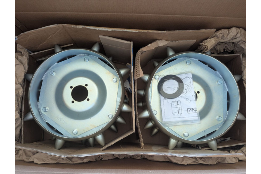 BCS SuperBite 3x300 Steel Claw Wheels - Original BCS - 922C0460