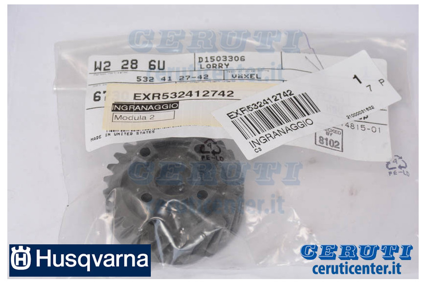 Gear - Husqvarna original - 532412742