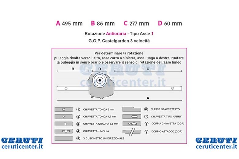 Gr.Traz."Gt" Bv3 2000 3 Speed Pan/Np - Originale Stiga - 181003080/0 - sostituisce - 181003075/0