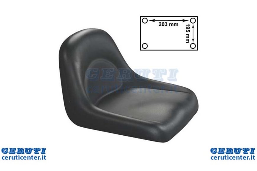 Sedile Per Cofanatura Twin Cut Plus - Originale Stiga - 125722451/2 - sostituisce - 25722451/2