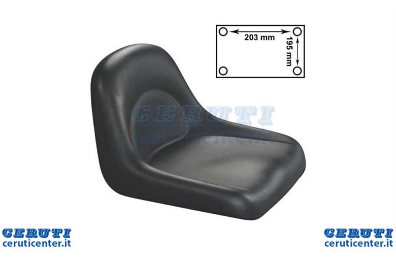 Sedile Per Cofanatura Twin Cut Plus - Originale Stiga - 125722451/2 - sostituisce - 25722451/2
