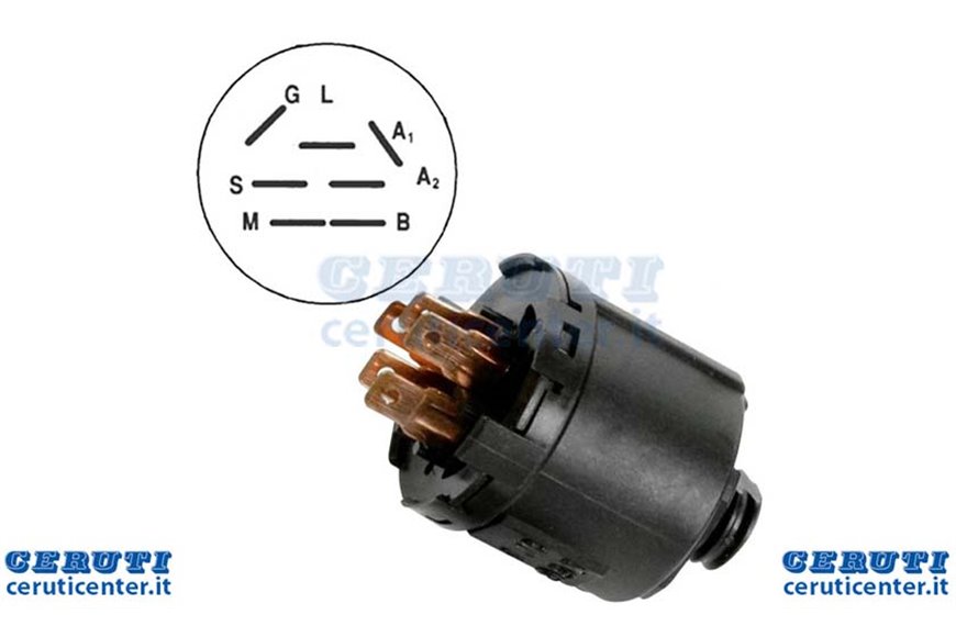 
Ignition Switch- Stiga Genuine Part - 1134-4093-01
