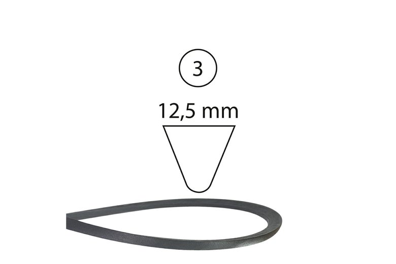 Cinghia Rinv/Piat.125C 4Wd New - sostituisce - 9585-0156-01