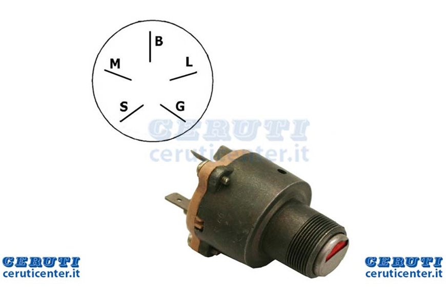 
Ignition Switch- Stiga Genuine Part - 118450072/0