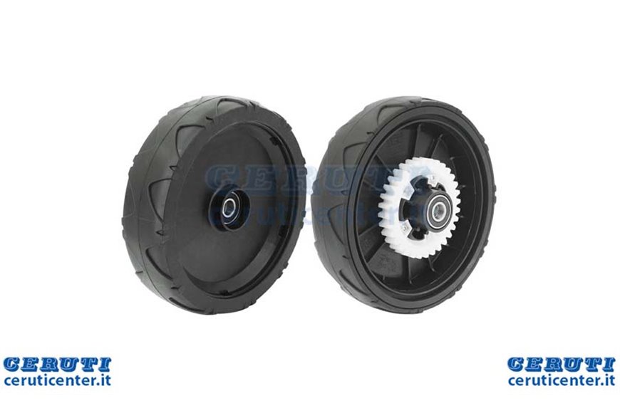 
Cruiser Wheel Assembly 180Mm-Long Hub- Stiga Genuine Part - 381007465/1 - replaces - 381007450/1