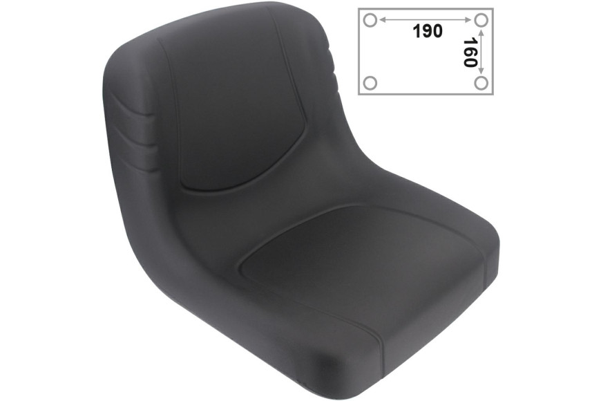 Seat- Stiga Genuine Part - 125722463/0 - replaces - 25722463/0