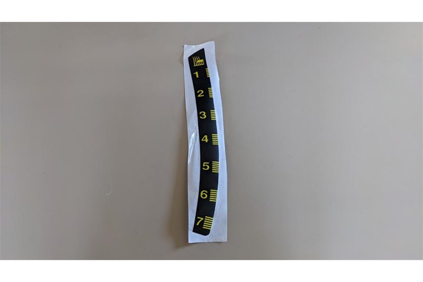 
Deck Lift Decal- Stiga Genuine Part - 114357427/1 - replaces - 114357427/0