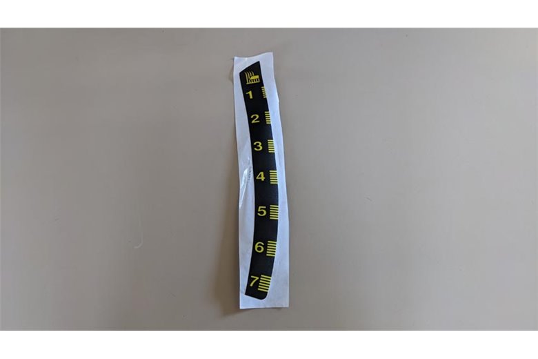 
Deck Lift Decal- Stiga Genuine Part - 114357427/1 - replaces - 114357427/0