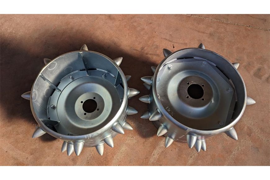 BCS SuperBite 3x300 Steel Claw Wheels - Original BCS - 922C0460
