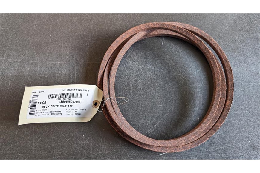 Deck Drive Belt A77 (Belt) - 135061504/0LC - Original Stiga