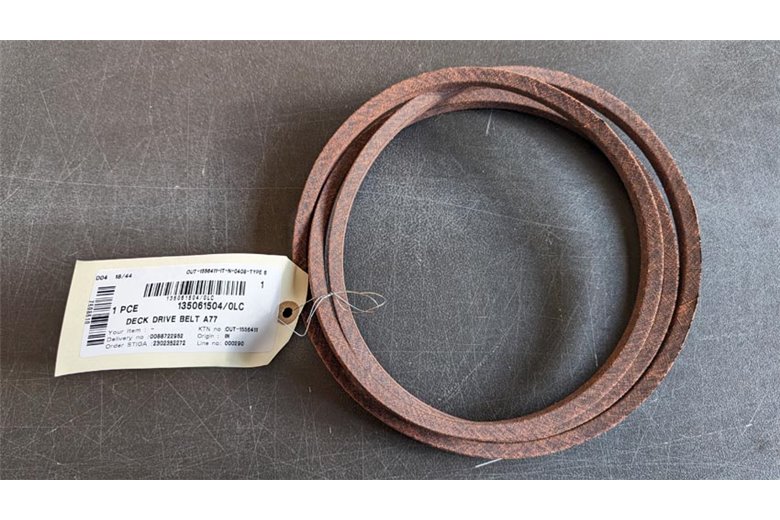 Deck Drive Belt A77 (Cinghia) - 135061504/0LC - Originale Stiga