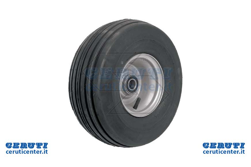 Roue Pneum.D.360X150 6PR C / Roulement Relubr.