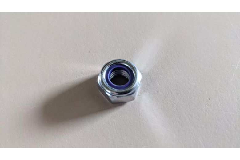 Low Self-Locking Nut M10 Uni7474 Acc.6S- Stiga Genuine Part - 112156602/0 - replaces - 9747-1031-02