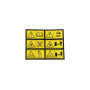 6 Pictographs Warning Decal- Stiga Genuine Part - 114357428/1