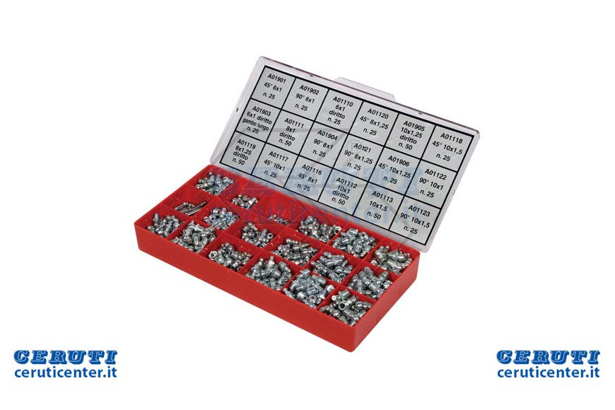 Exposant avec de la graisse hydraulique Assortiment