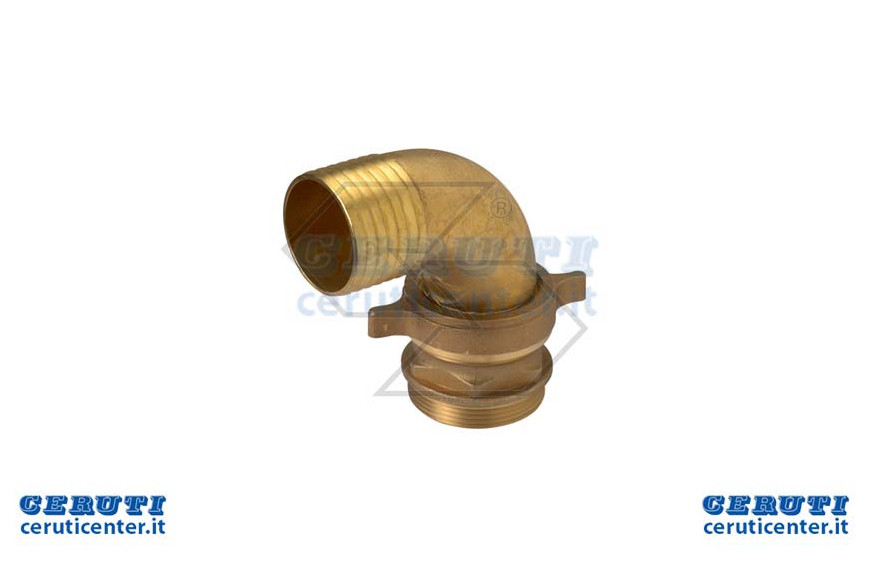 Racc.Curvo Brass 1''D.35