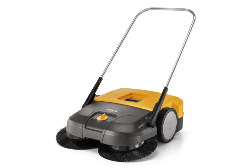 Stiga SWP 475 sweeper - manual push with collection basket