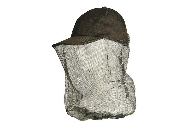 Sombrero con red antimosquitos