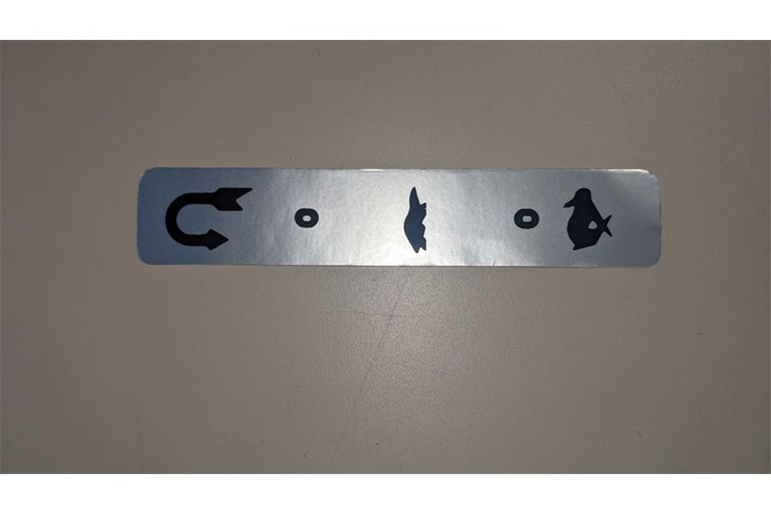 Schildchen - BCS Original -  F0854064010 - ersetzt - F0854064000