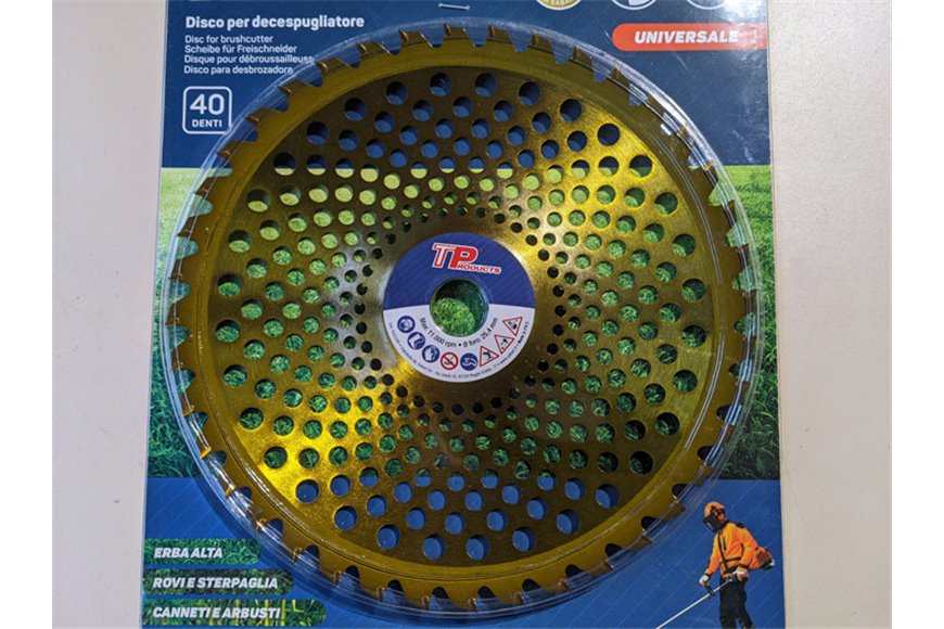Disco bombato 40 denti Widia tp 255x25,4